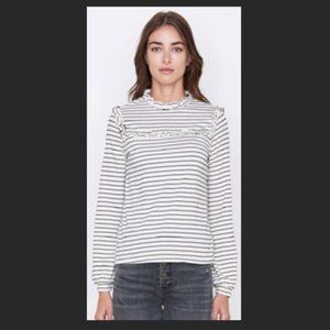 Sundry Size 1 Ruffle Bib Top